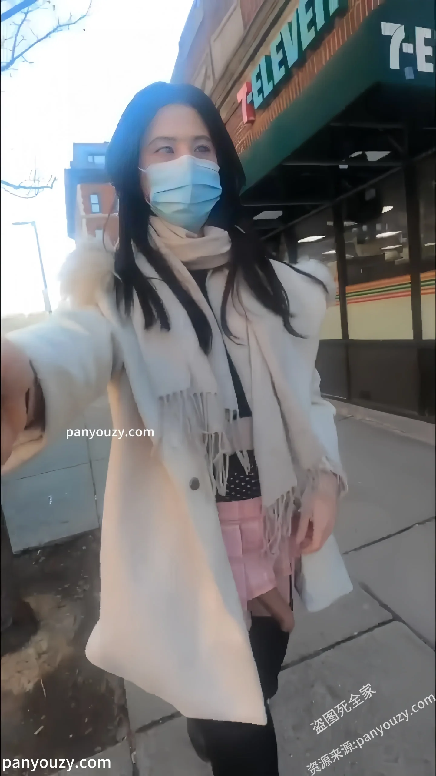 图片[7]-大屌萌妹系列-有点变态自己对着自己嘴射精，户外佩戴贞操锁露出自慰【40V】-51欢迎您！